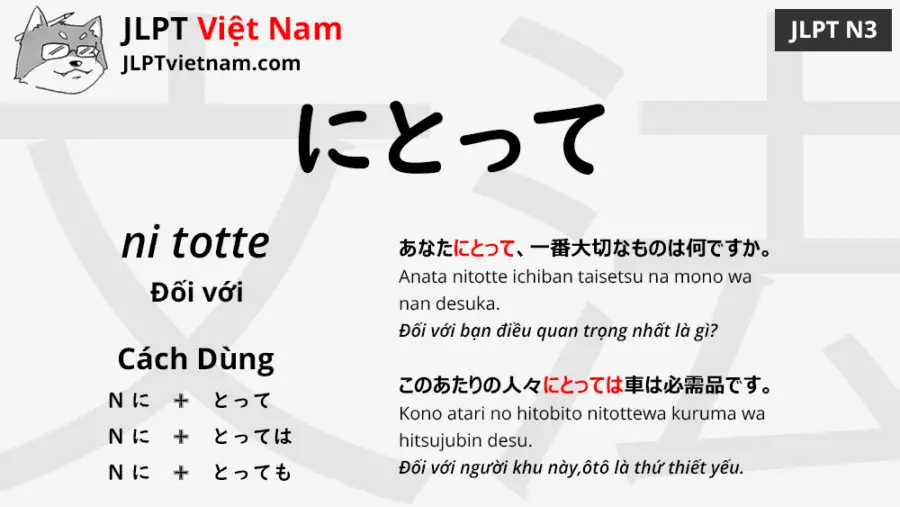 jlpt-N3-ngữ-pháp-にとって-ni-totte-ý-nghĩa-ví-dụ